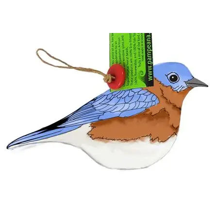 Bluebird Backyard Bird Ornament/Suncatcher