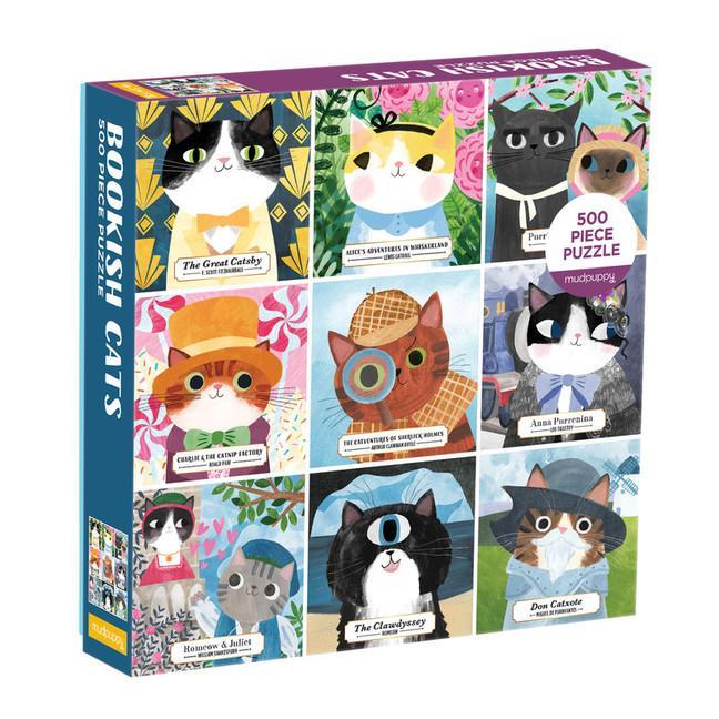 Bookish Cats 500PC Family Puzzle