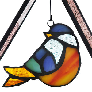 Bubba the Bluebird Standing Triangle Suncatcher, 6-Inch (Store Pickup Only)