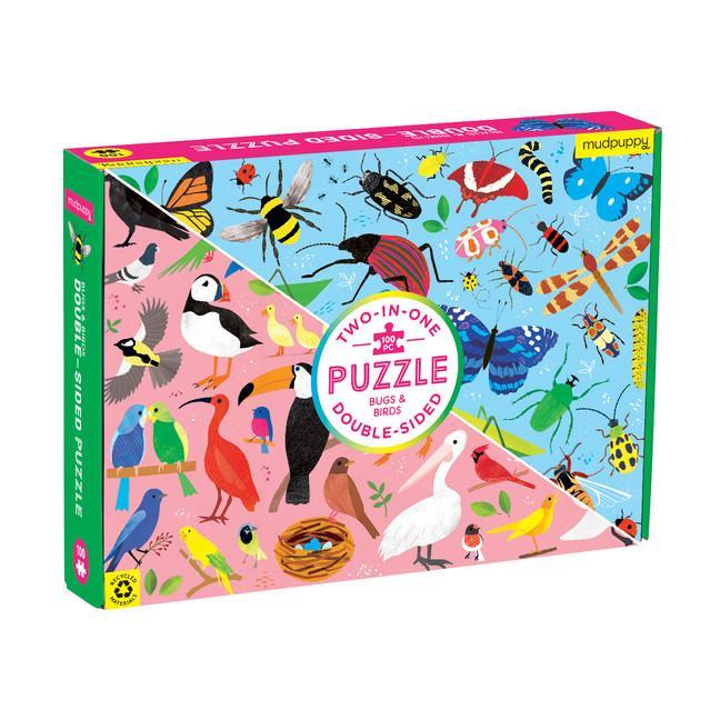 Buy Bugs & Birds 100 Piece Double-Sided Puzzle Online With