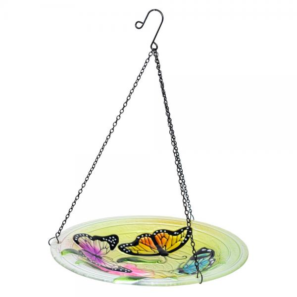 Butterfly Trio Hanging Bird Bath (Store Pickup Only)