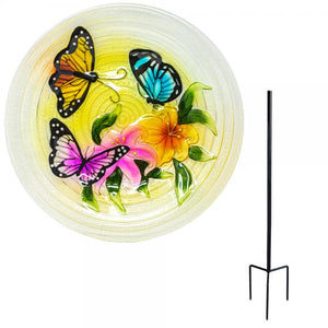 Butterfly Trio Staked Bird Bath (Store Pickup Only)