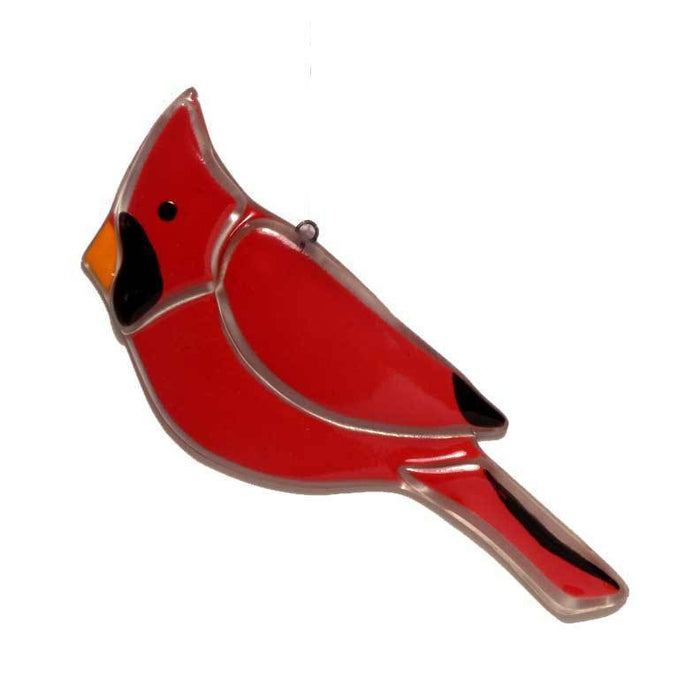 Fused Glass Cardinal