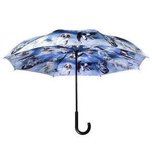 Cats and Dogs Reverse Close Umbrella