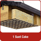 Cedar Suet Upside-Down Bird Feeder