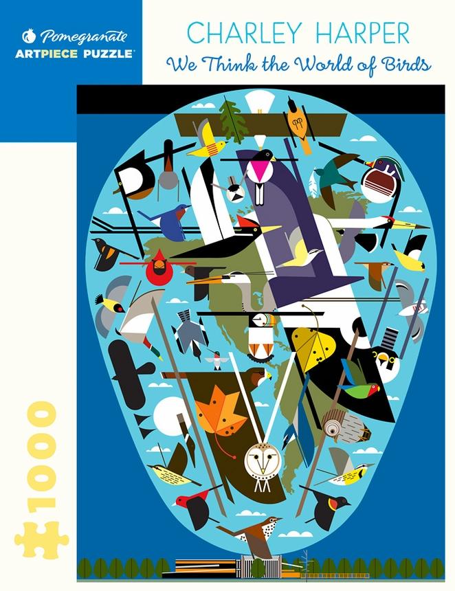 Charley Harper: The World of Birds 1000-Piece Jigsaw Puzzle