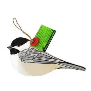 Chickadee Backyard Bird Ornament/Suncatcher