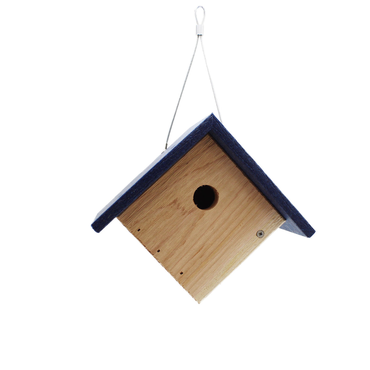 Hanging Classic Wren House, Blue
