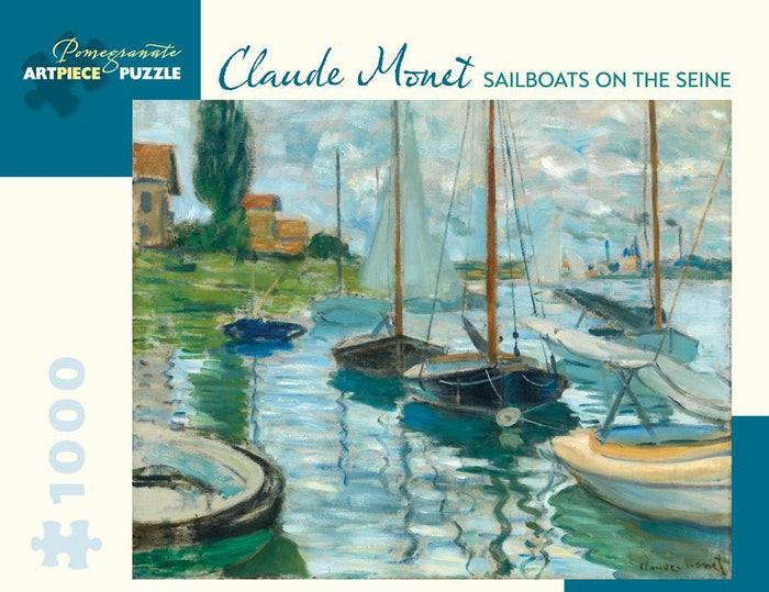 Claude Monet: Sailboats on the Seine 1000-piece Jigsaw Puzzle