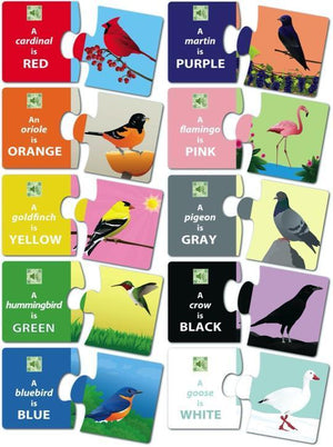 Colors: 10 x 2pc Bird Puzzles