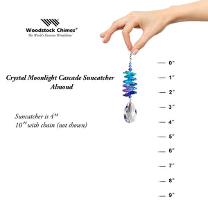 Crystal Moonlight Cascade Suncatcher Almond