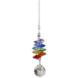 Crystal Rainbow Cascade Suncatcher - Ball