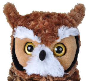 Cuddlekins Great Horned Owl, 12 Inch