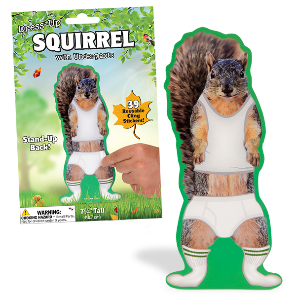 Buy Dress-Up Squirrel with Underpants Online With Canadian Pricing - Urban  Nature Store