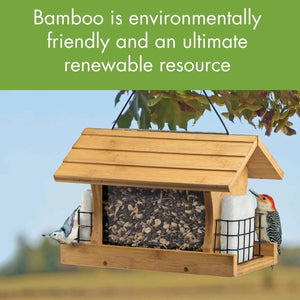 Deluxe Bamboo Feeder With Suet