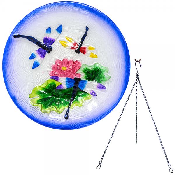 Dragonfly Trio Hanging Bird Bath (Store Pickup Only)