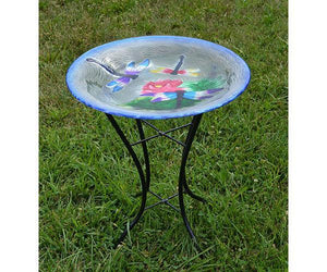 Dragonfly Trio Birdbath With Stand (Store Pickup Only)