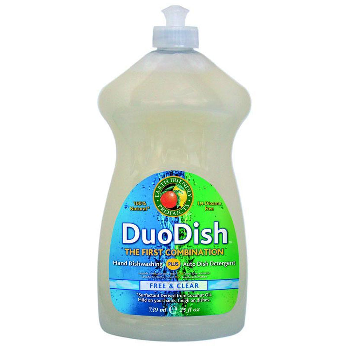 DuoDish Hand Dishwashing + Auto Dishwashing Detergent, 25 oz.