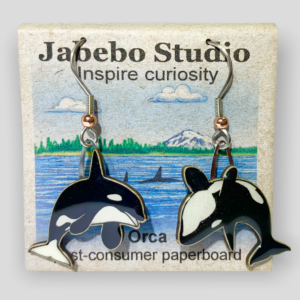 Eco Friendly Orca Earrings
