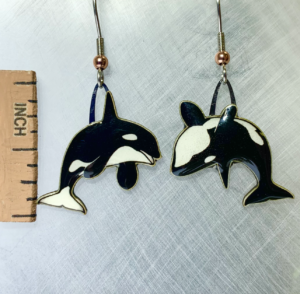 Orca earrings 2025