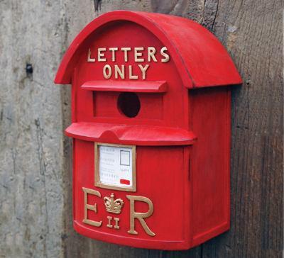 English Postbox Birdhouse
