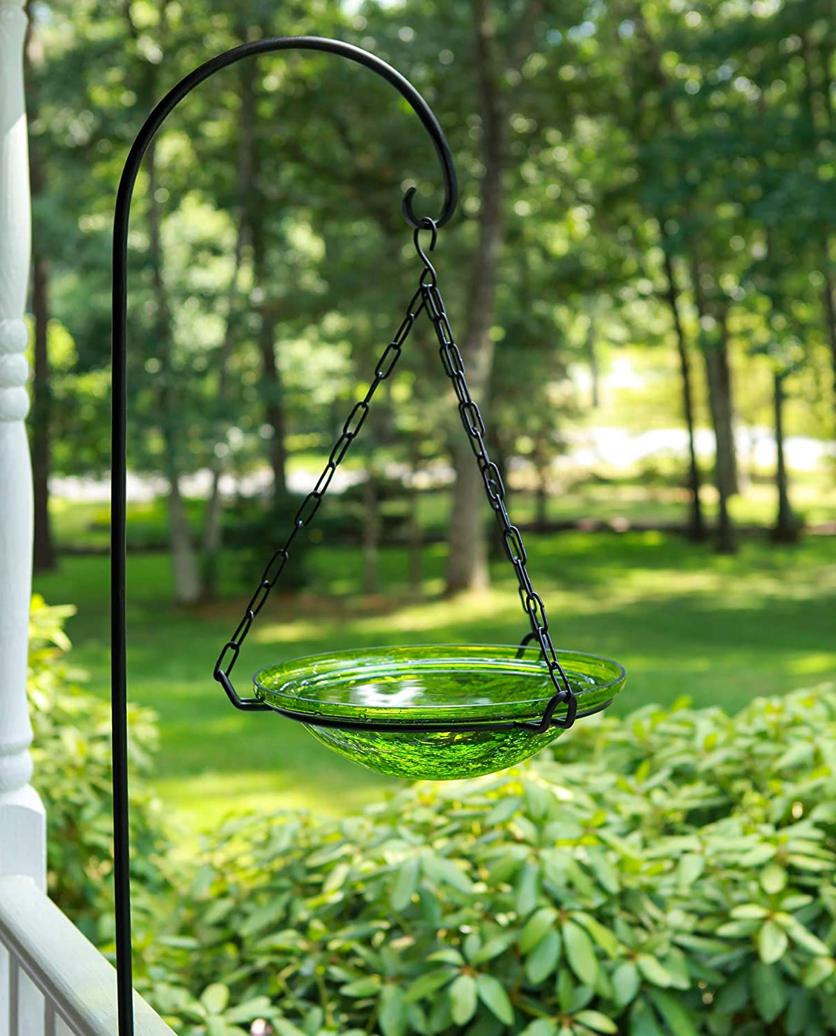 Fern Hanging Birdbath