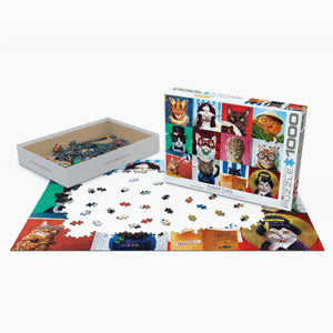 Funny Cats 1000-Piece Puzzle