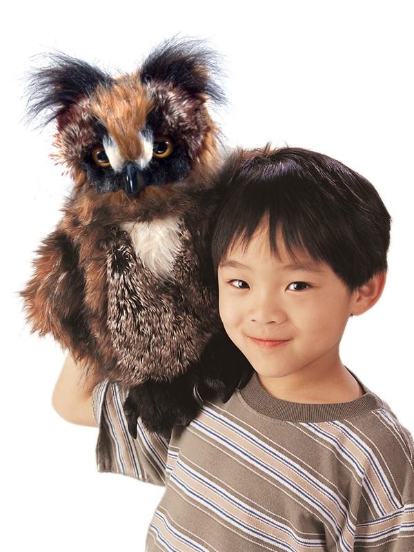 Buy Great Horned Owl Hand Puppet Online With Canadian Pricing