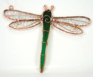 Green Dragonfly Sun Catcher