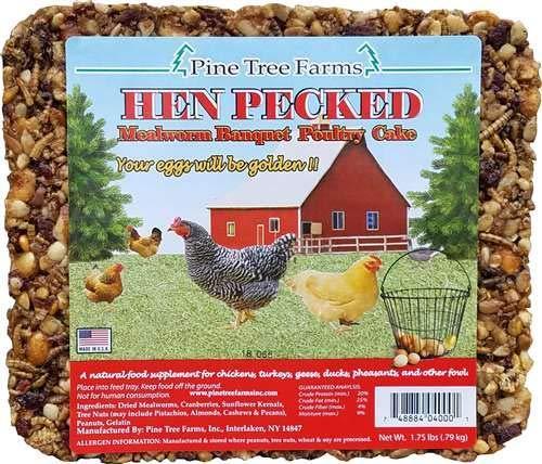 Hen Pecked Mealworm Banquet Poultry Cake, 1.75 Pound
