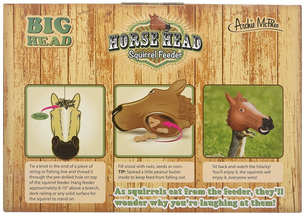 Buy Horse Head Squirrel Feeder Online With Canadian Pricing Urban