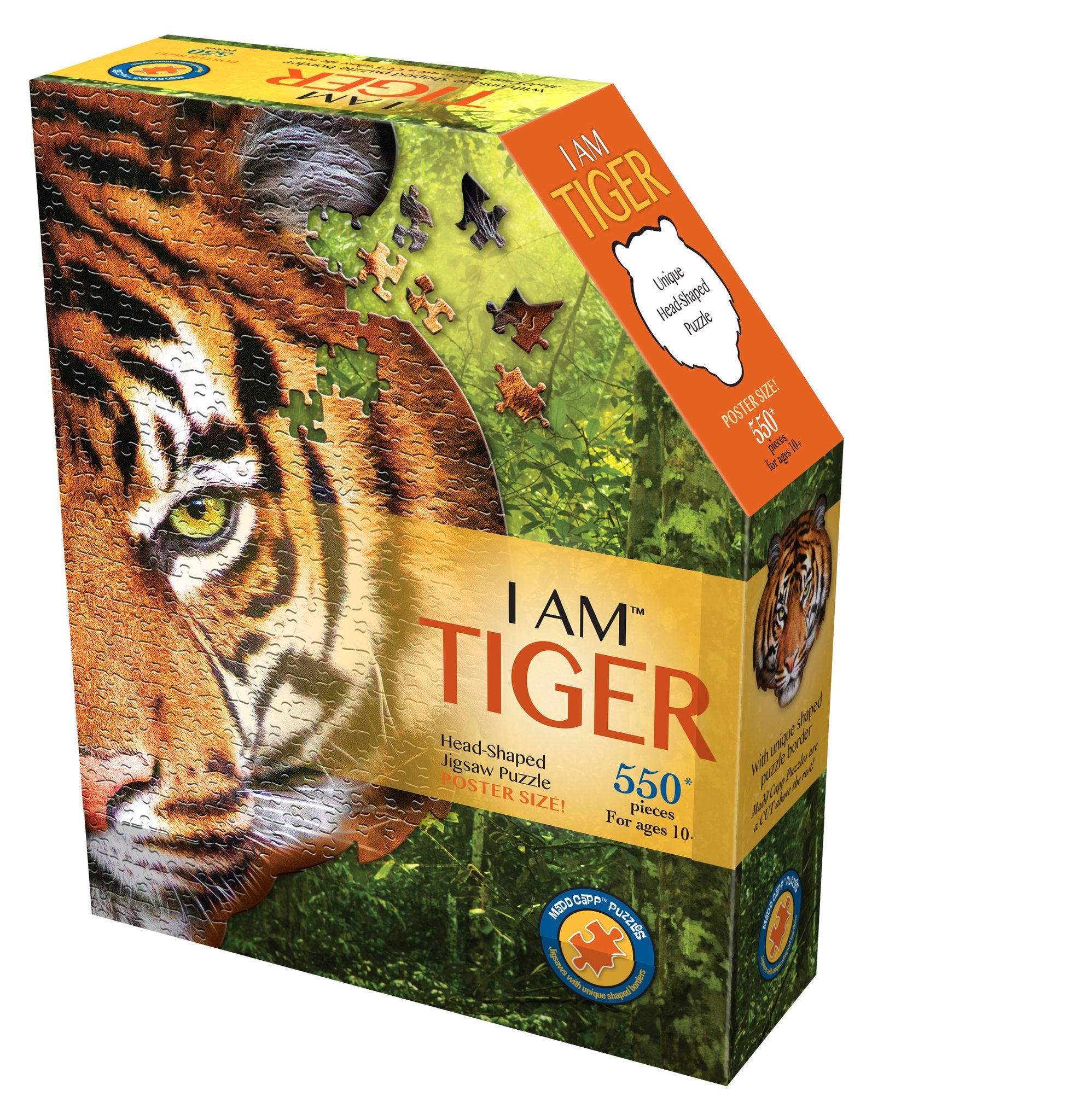 I am Tiger 550 Piece Puzzle – Urban Nature Store