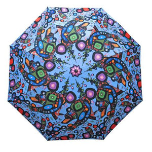 John Rombough Bear Artist Collapsible Umbrella