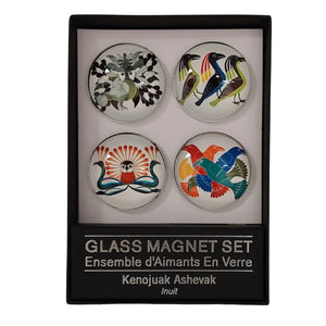 Kenojuak Ashevak Glass Magnet Set