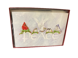 Peace Birds Christmas Greeting Cards