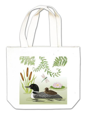 Loon w/Baby Gift Tote