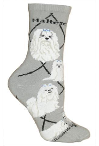 Maltese Gray Socks