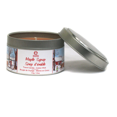 Maple Syrup Travel Tin With Cotton Wick, 110g