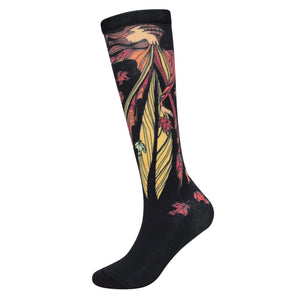 Maxine Noel Leaf Dancer Art Socks, Small-Medium