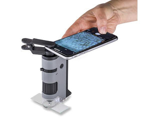 MicroFlip 100x-250 LED & UV Lighted Pocket Microscope