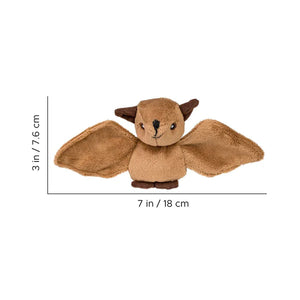Mini Bat Stuffed Animal, 4-Inch