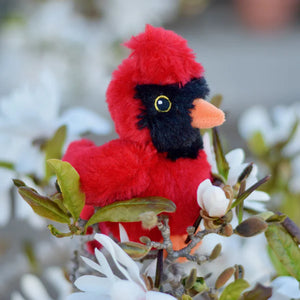 Mini Cardinal Stuffed Animal, 4-Inch