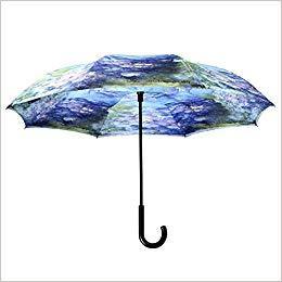 Monet, Water Lilies Reverse Close Umbrella