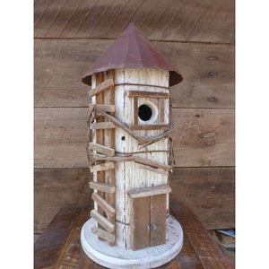 Recycled Barnboard & Metal Silo Birdhouse, #3