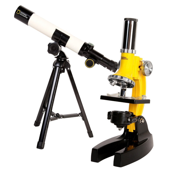 National Geographic 40mm Telescope and 900x Microscope Set
