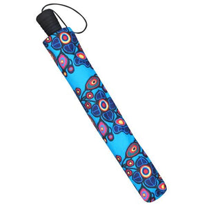 Norval Morrisseau Flowers and Birds Artist Collapsible Umbrella