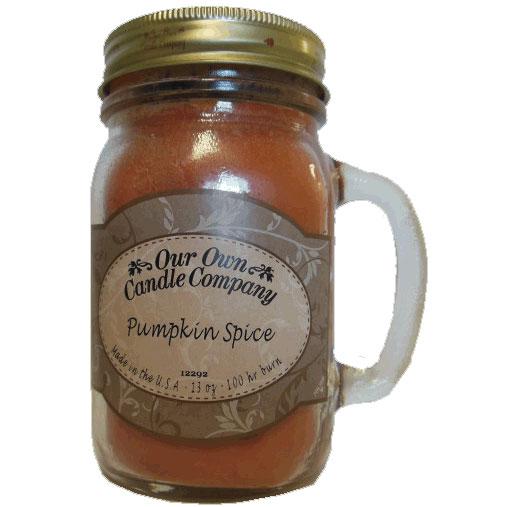 Pumpkin Spice Mason Jar Soy Candle