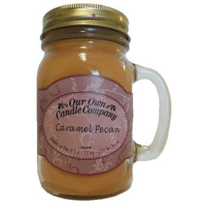 Caramel Pecan Mason Jar Soy Candle