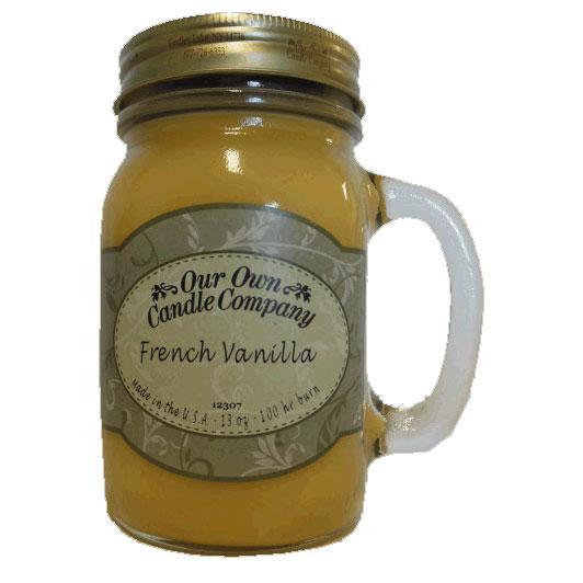 French Vanilla Mason Jar Soy Candle