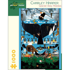 Charley Harper Glacier Bay, Alaska 1,000-piece Jigsaw Puzzle